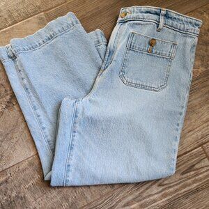 LOFT Petite Palmer Wide Leg Crop 31/12